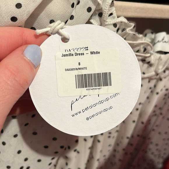 Petal and Pup White Jamilla Dress - size 8 - Picture 4 of 4